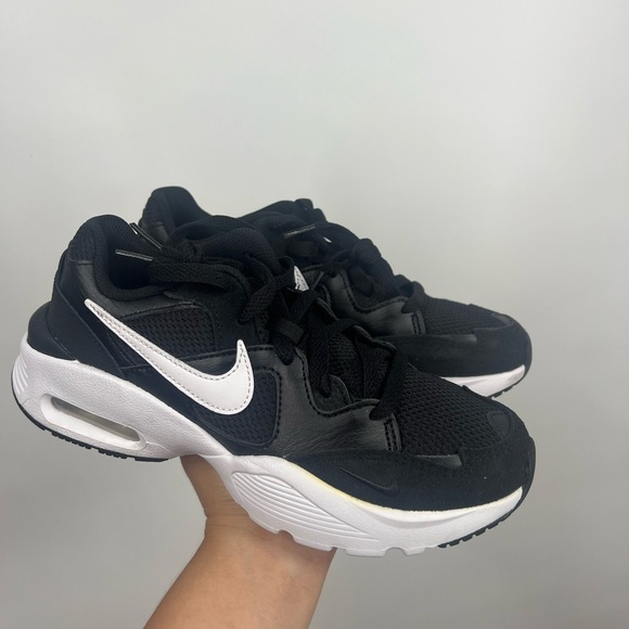 Nike Air Max Fusion Running Shoes Black White Size 6 - Picture 4 of 5